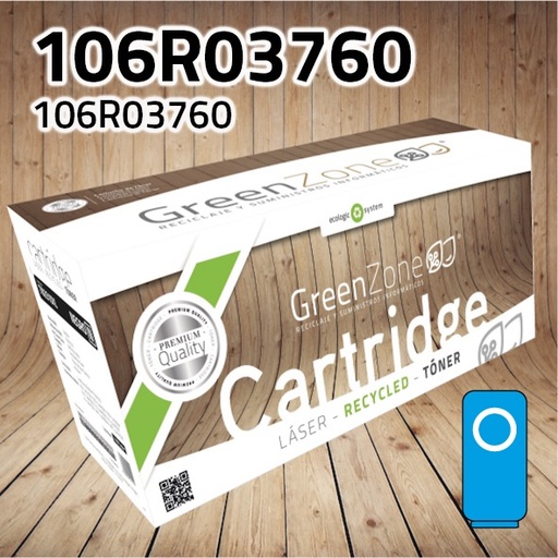 [GXT3760C] Green Zone para Xerox 106R03760 Kit Toner Cian (10.100 Copias)
