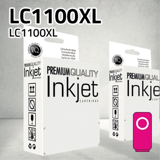 [CLBCLC1100XM] Marca Clone para Brother LC980/ LC985/ LC1100XL Magenta (20.5 ml)
