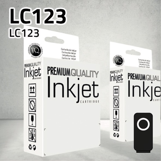 [CLBCLC123N] Marca Clone para Brother LC123 Negro (16ml)