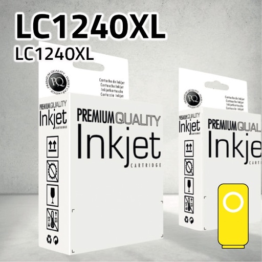 [CLBCLC1240XY] Marca Clone para Brother LC1240XL/ LC1280XL Amarillo (19 ml)