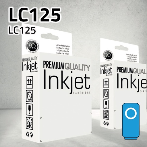 [CLBCLC125C] Marca Clone para Brother LC125 Cian (16ml )