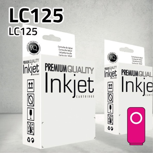 [CLBCLC125M] Marca Clone para Brother LC125 Magenta (16ml )
