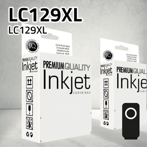 [CLBCLC129XN] Marca Clone para Brother LC129XL Negro (58 ml)