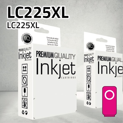 [CLBCLC225XM] Marca Clone para Brother LC225XL Magenta (16 ml)