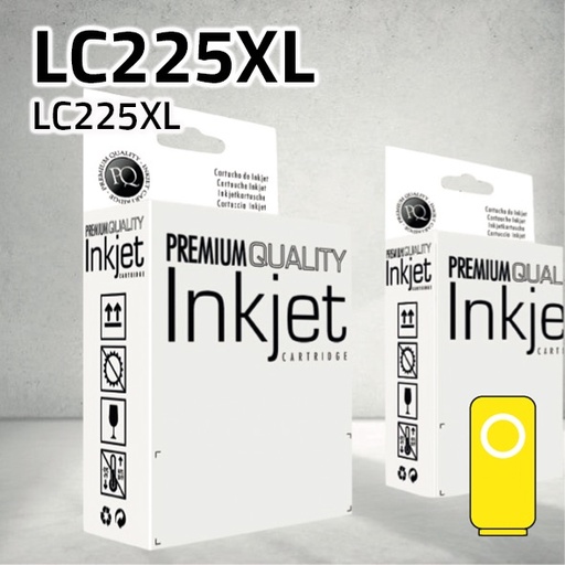 [CLBCLC225XY] Marca Clone para Brother LC225XL Amarillo (16 ml)