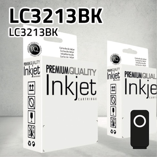 [CLBCLC3213N] Marca Clone para Brother LC3213BK Negro (400 Copias)