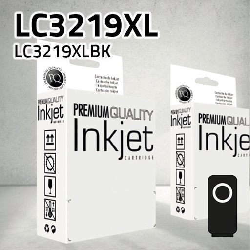 [CLBCLC3219XLN] Marca Clone para Brother LC3219XL Negro (3.000 Copias)