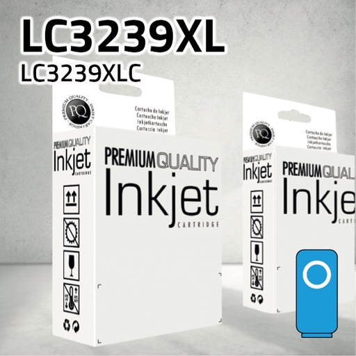 [CLBCLC3239XC] Marca Clone para Brother LC3239XLC Cian (5.000 Copias)