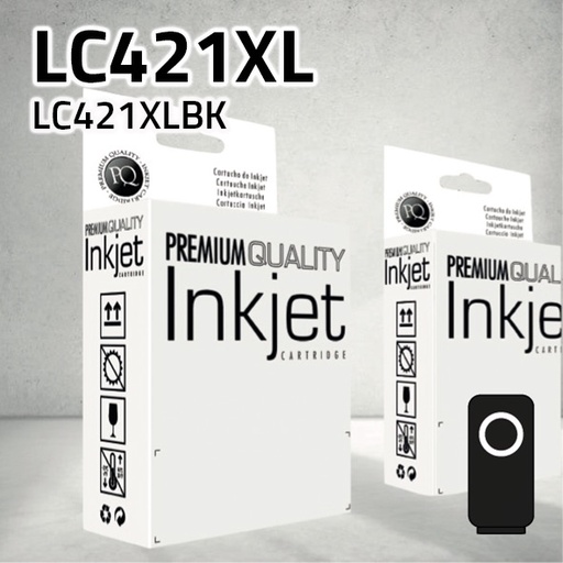 [CLBCLC421XN] Marca Clone para Brother LC421XL Negro (500 Copias)