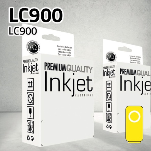 [CLBCLC900Y] Marca Clone para Brother LC900Y Amarillo (13 ml)