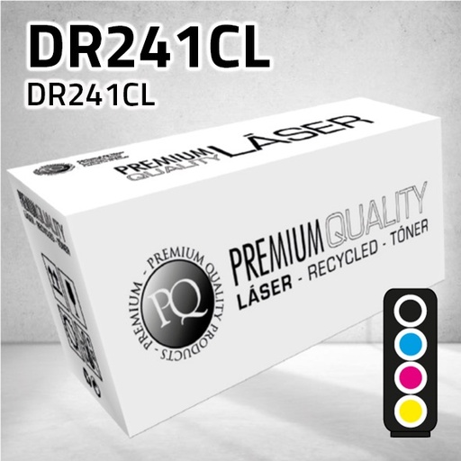 [CLBTDR241NCMY] Marca Clone para Brother DR241BK/C/M/Y Kit Tambor Universal (15.000 Copias)