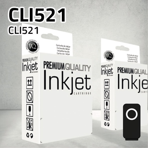 [CLCCCLI521N] Marca Clone para Canon CLI521N Negro (10,5 ml)