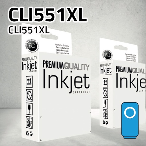 [CLCCCLI551XC] Marca Clone para Canon CLI551XC Cian (15ml)