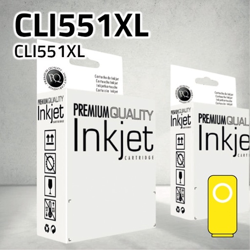 [CLCCCLI551XY] Marca Clone para Canon CLI551XY Amarillo (15ml)