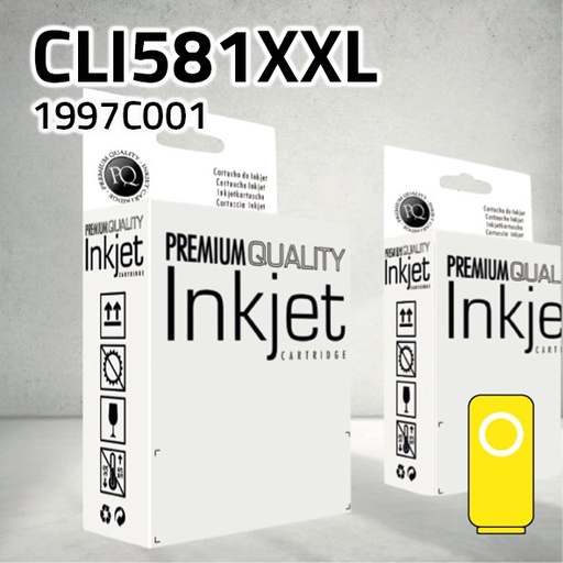 [CLCCCLI581XXY] Marca Clone para Canon CLI581YXXL Amarillo (12,5 ml)