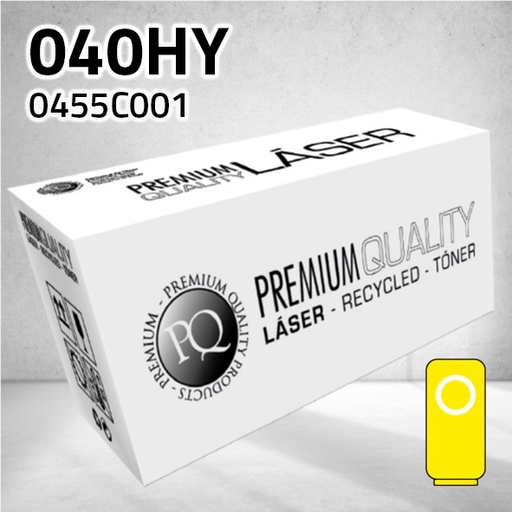 [CLCT040HY] Marca Clone para Canon (040HY) 0455C001 Amarillo (10.000 Copias)