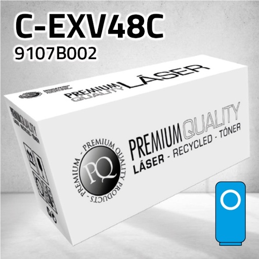 [CLCTCEXV48C] Marca Clone para Canon (C-EXV48C) 9107B002 Kit Toner Cian (11.500 Copias)