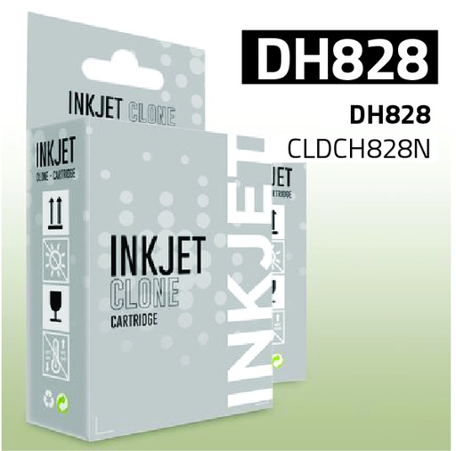 [CLDCH828N] Marca Clone para Dell DH828 Negro (21 ml)