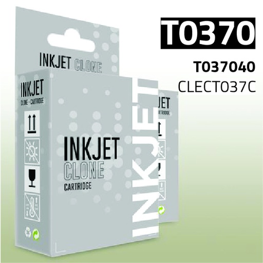 [CLECT037C] Marca Clone para Epson T037040 Color (27 ml)