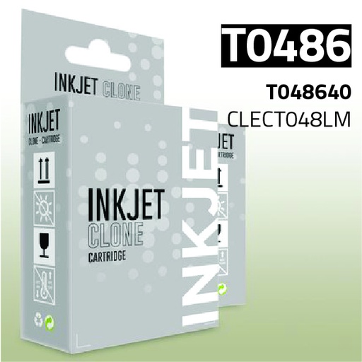 [CLECT048LM] Marca Clone para Epson T048640 Light Magenta (17 ml)