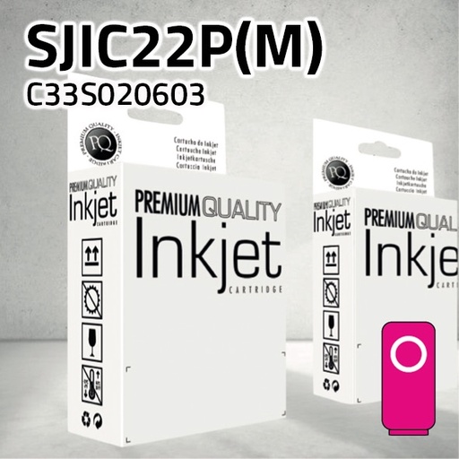 [CLECT0603M] Marca Clone para Epson C33S020603 (SJIC22P(M)) Magenta (32,5 ml)