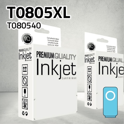 [CLECT080XLC] Marca Clone para Epson T080540 XL Light Cian (19 ml)