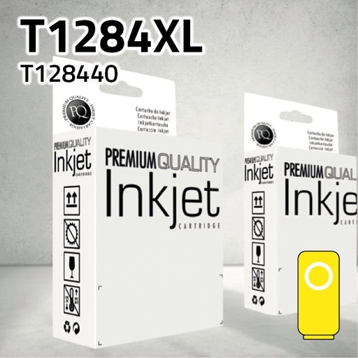 [CLECT1284XY] Marca Clone para Epson T128440 Amarillo XL (14 ml)
