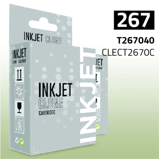 [CLECT267C] Marca Clone para Epson T267040 (267) Color (11,4 ml)