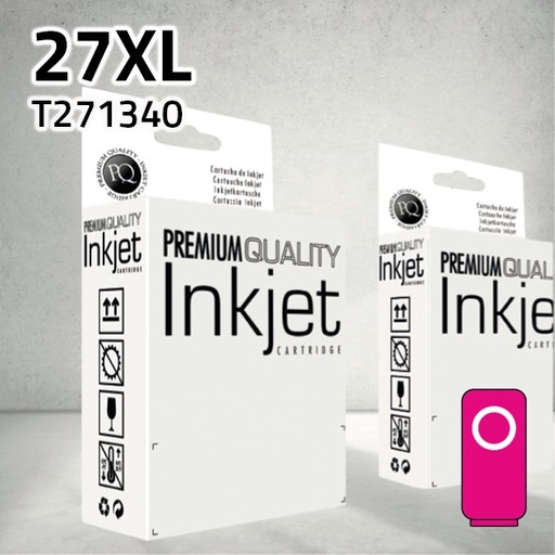 [CLECT2713XM] Marca Clone para Epson T271340 (27XL) Magenta (15 ml)