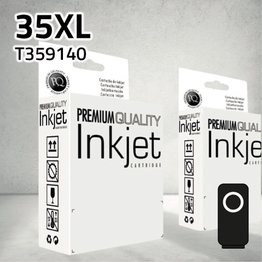 [CLECT3591XN] Marca Clone para Epson T359140 (35XL) Negro (2.900 páginas)