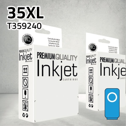 [CLECT3592XC] Marca Clone para Epson T359240 (35XL) Cian (1.900 páginas)