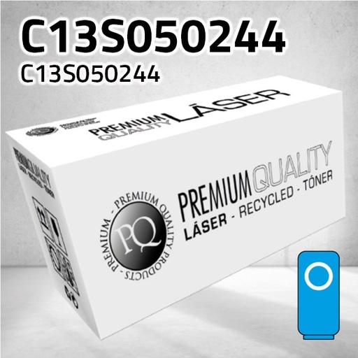 [CLET0244C] Marca Clone para Epson C13S050244 Kit Toner Cian (8.000 Copias)