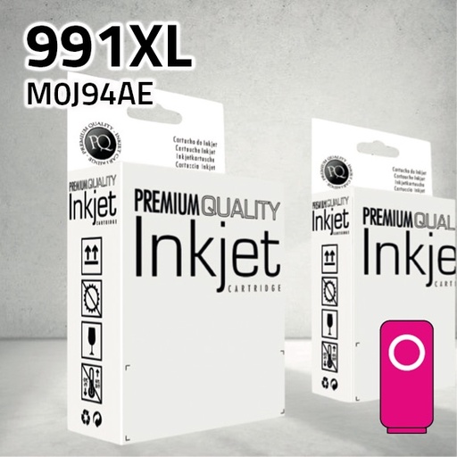 [CLHC0J94XM] Marca Clone para HP M0J94AE (991XL) Magenta (16.000 Copias) Tinta pigmentada