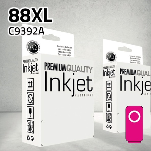 [CLHC9392XM] Marca Clone para HP C9392AE (88XL) Magenta (35 ml)