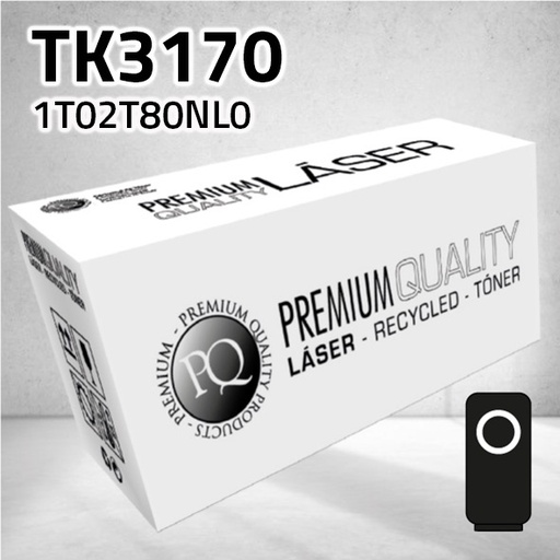 [CLKT3170N] Marca Clone para Kyocera TK3170 Kit Toner Negro (15.500 Copias)