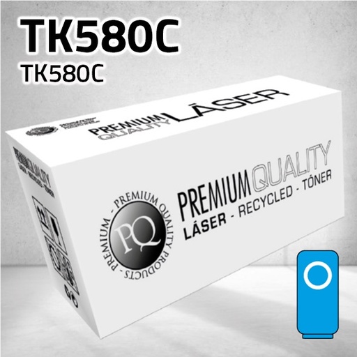 [CLKT580C] Marca Clone para Kyocera TK580 Cian (2.800 Copias)