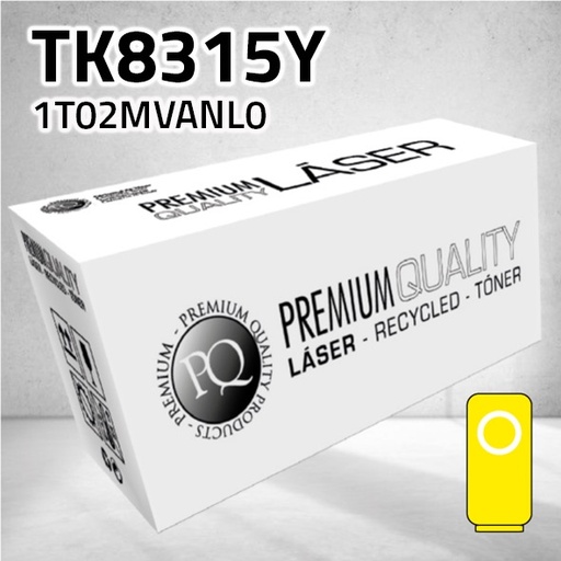 [CLKT8315Y] Marca Clone para Kyocera TK8315Y Kit Toner Amarillo (6.000 Copias)