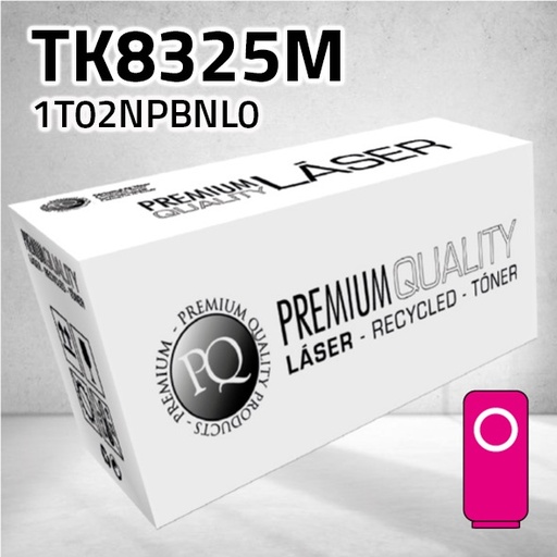 [CLKT8325M] Marca Clone para Kyocera TK8325M Kit Toner Magenta (12.000 Copias)