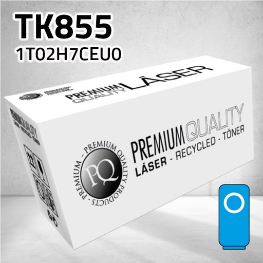 [CLKT855C] Marca Clone para Kyocera TK855 Cian (18.000 Copias)