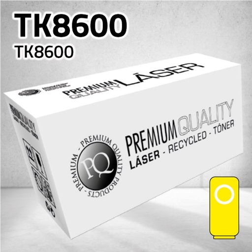 [CLKT8600Y] Marca Clone para Kyocera TK8600 Amarillo (20.000 Copias)