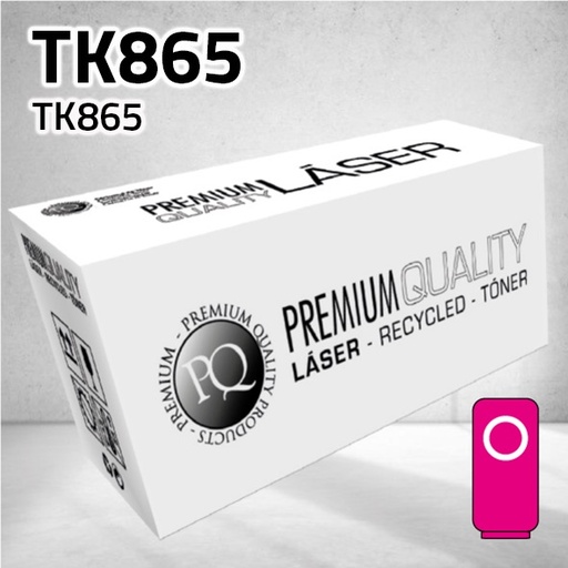 [CLKT865M] Marca Clone para Kyocera TK865 Magenta (12.000 Copias)