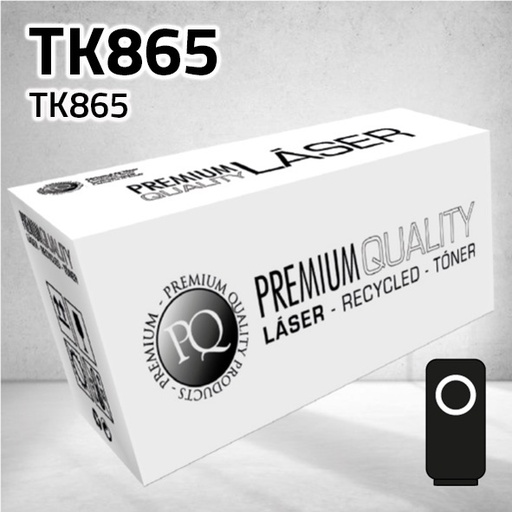 [CLKT865N] Marca Clone para Kyocera TK865 Negro (20.000 Copias)
