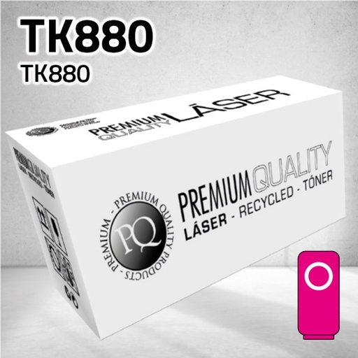 [CLKT880M] Marca Clone para Kyocera TK880 Magenta (18.000 Copias)