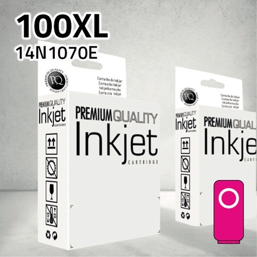 [CLLC0901M] Marca Clone para Lexmark (100XL) Magenta ( 12 Ml )