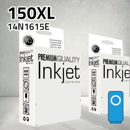 [CLLC1615XC] Marca Clone para Lexmark (150XL) Cian ( 18 Ml )