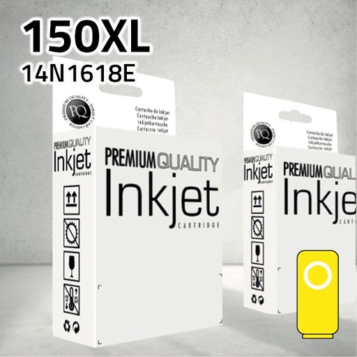 [CLLC1618XY] Marca Clone para Lexmark (150XL) Amarillo ( 18 Ml )