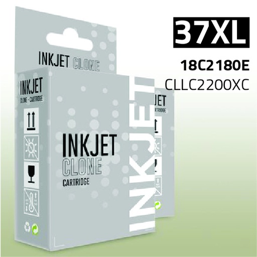 [CLLC2200XC] Marca Clone para Lexmark 18C2180E (37XL) / 018C2200E Color XL (21 ml)
