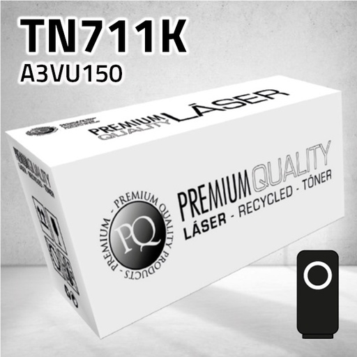 [CLMTN711N] Marca Clone para Konica Minolta TN711K (A3VU150) Kit Toner Negro (47.200 Copias)
