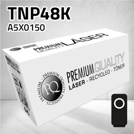 [CLMTNP48N] Marca Clone para Konica Minolta TNP48K (A5X0150) Kit Toner Negro (10.000 Copias)