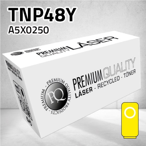 [CLMTNP48Y] Marca Clone para Konica Minolta TNP48Y (A5X0250) Kit Toner Amarillo (10.000 Copias)